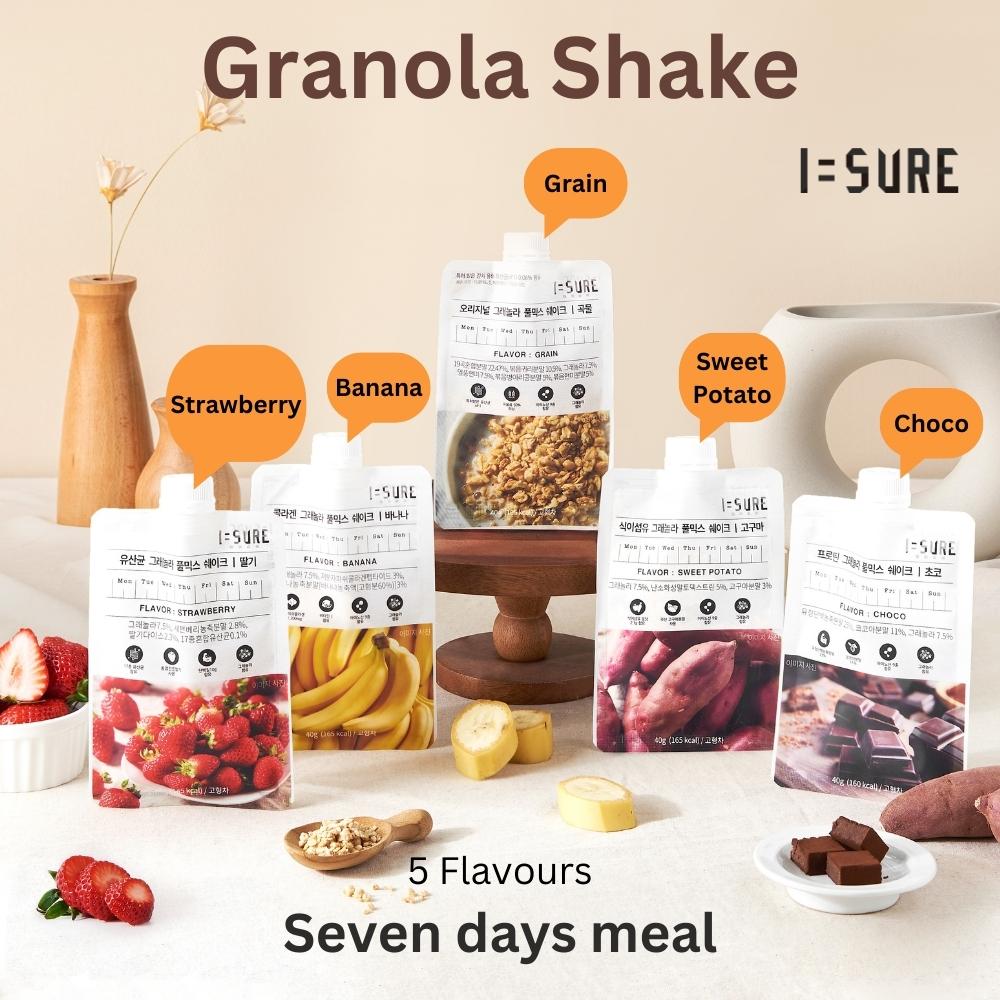 I=SURE Granola FullMix Shake - Choco (40g x 7)