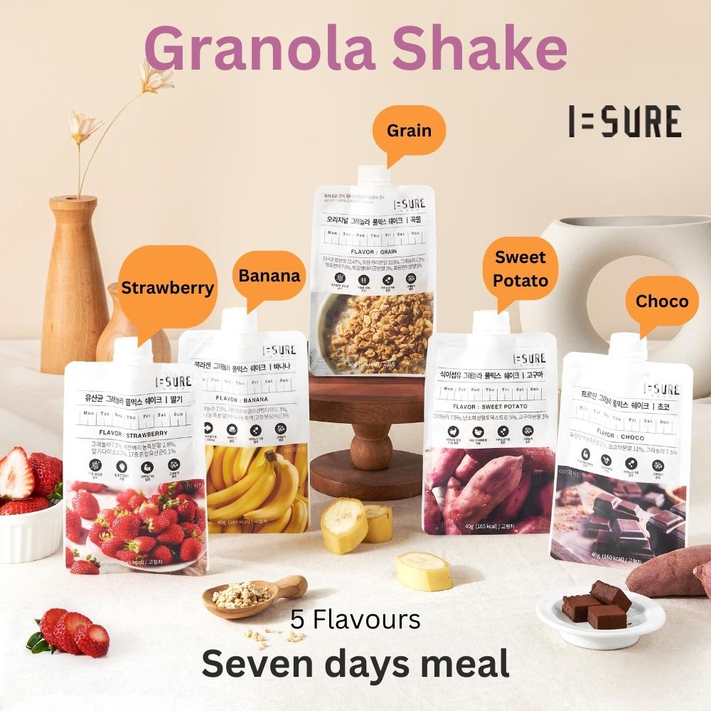 I=SURE Granola FullMix Shake - Sweet Potato (40g x 7)