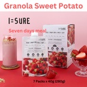 I=SURE Granola FullMix Shake - Strawberry (40g x 7)