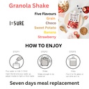 I=SURE Granola FullMix Shake - Strawberry (40g x 7)