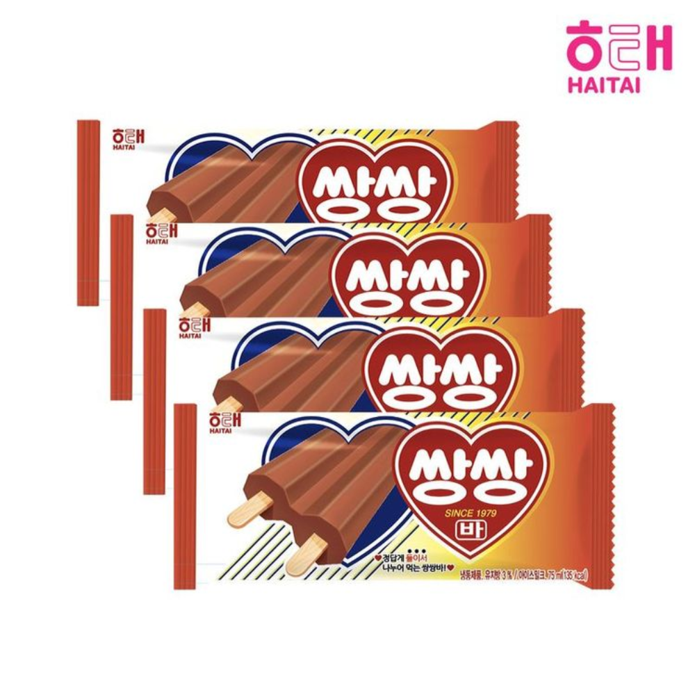 Ice Cream Twin Bar Choco [쌍쌍바] 75mL*40