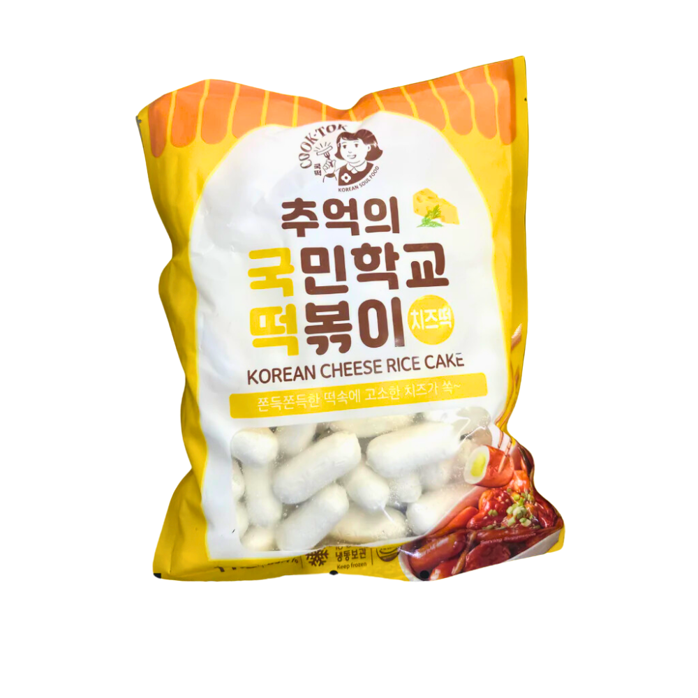 Cook-Tok Cheese Rick Cake Tteokbokki [국떡치즈떡볶이떡] 1kg*10
