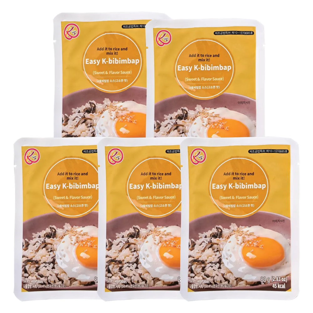 케이밥 이지 나물비빔밥 소스 고소한맛 (80g*10)*6