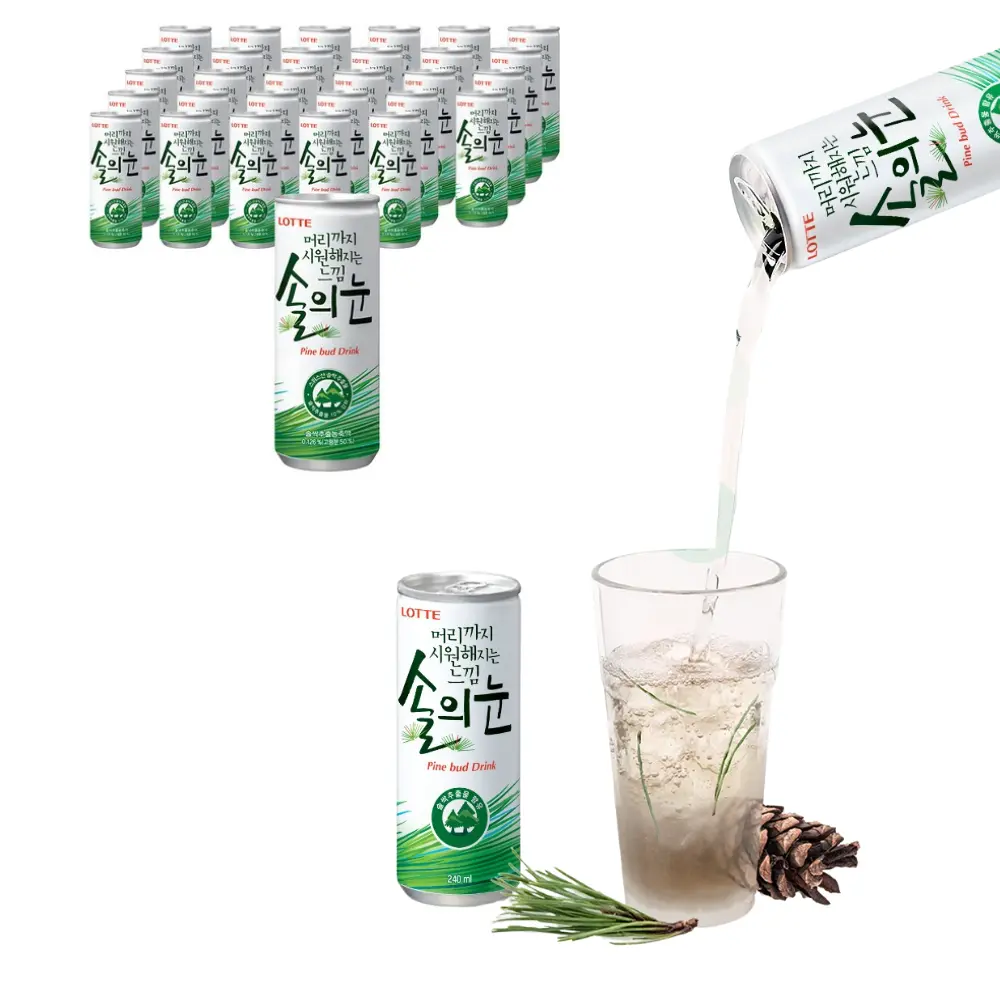 Lotte Pine Bud Drink [솔의눈] 250mL*30