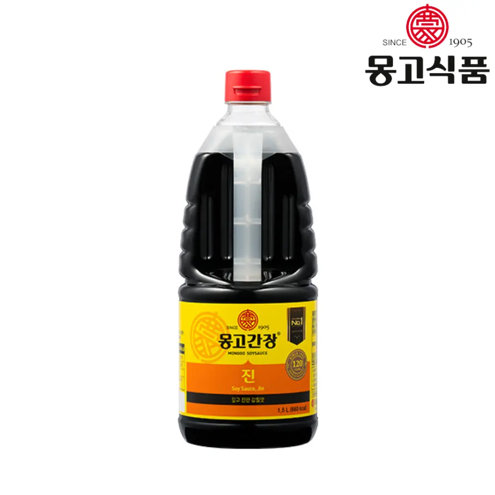 Monggo Soy Sauce Jin [몽고간장 진] 1.5L*6