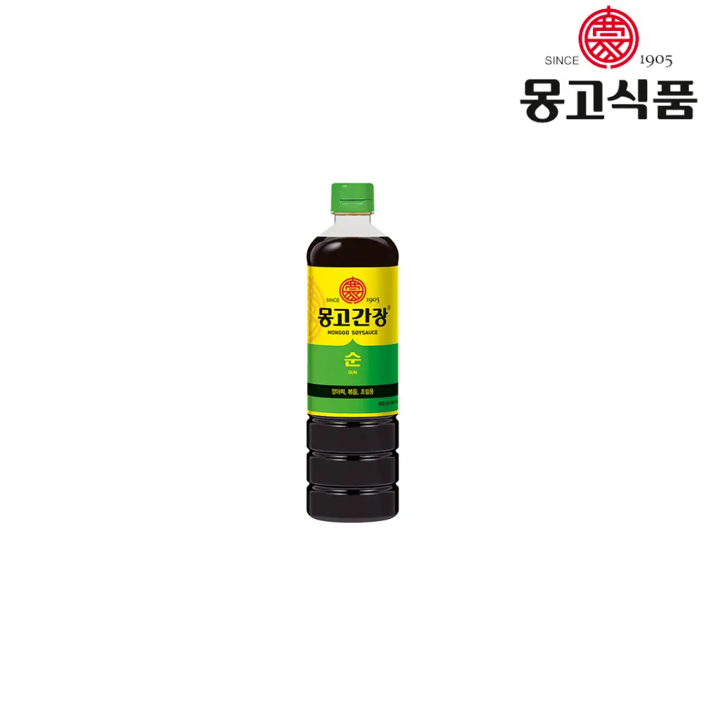 Monggo Soy Sauce Sun [몽고간장 순] 900mL*12