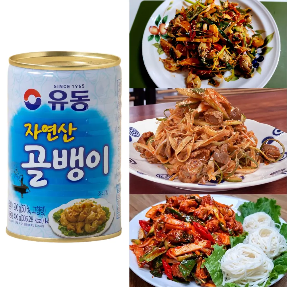 Yusung Seasoned Bai-Top Shell [유동 골뱅이] 400g*24