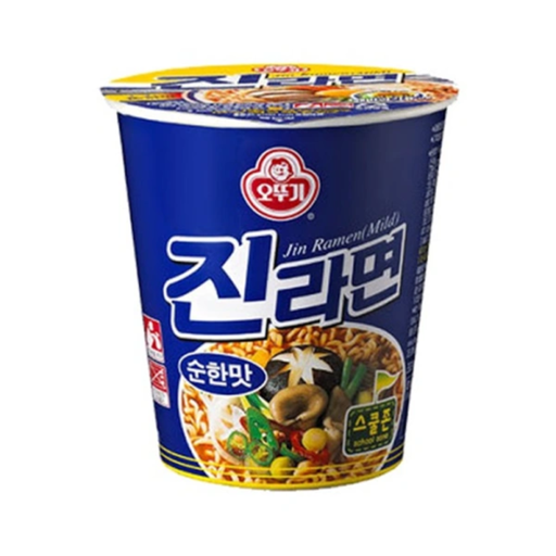 오뚜기 진라면 순한맛 컵라면 65g x 6ea