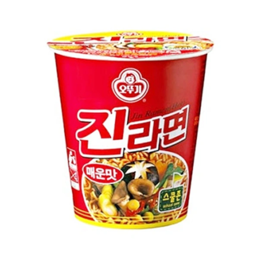 Ottogi Jin Ramen (HOT) CUP 65g x 6ea