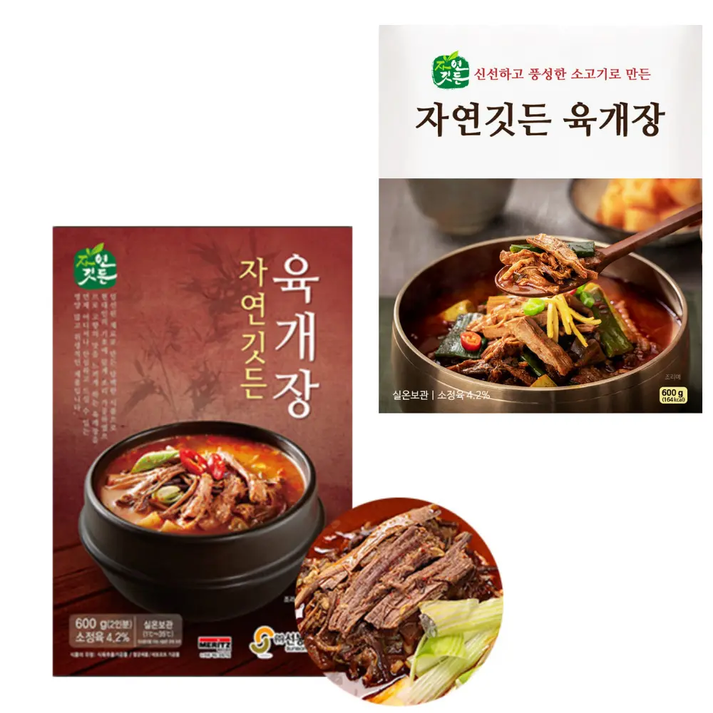 Sunbong Spicy Beef Soup Yukgaejang [자연깃든육개장] 600g*25