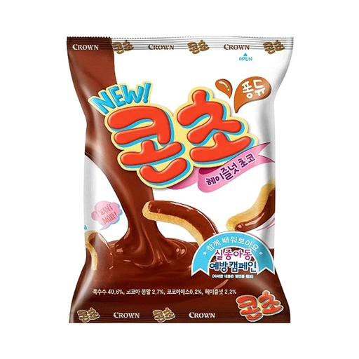 Crown Corn Choco Snack 66g (18pk/ctn)