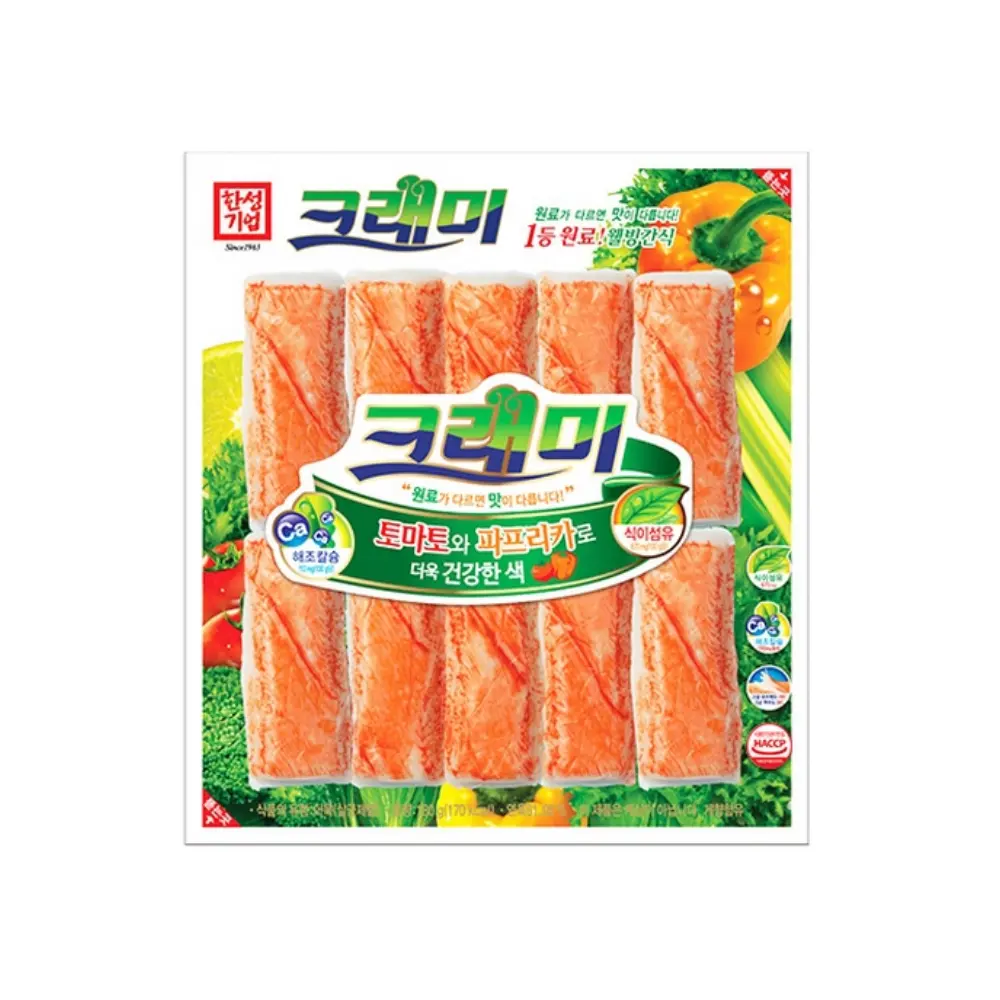 Hansung Crami Imitation Crab Stick [한성 크래미] 180g*20