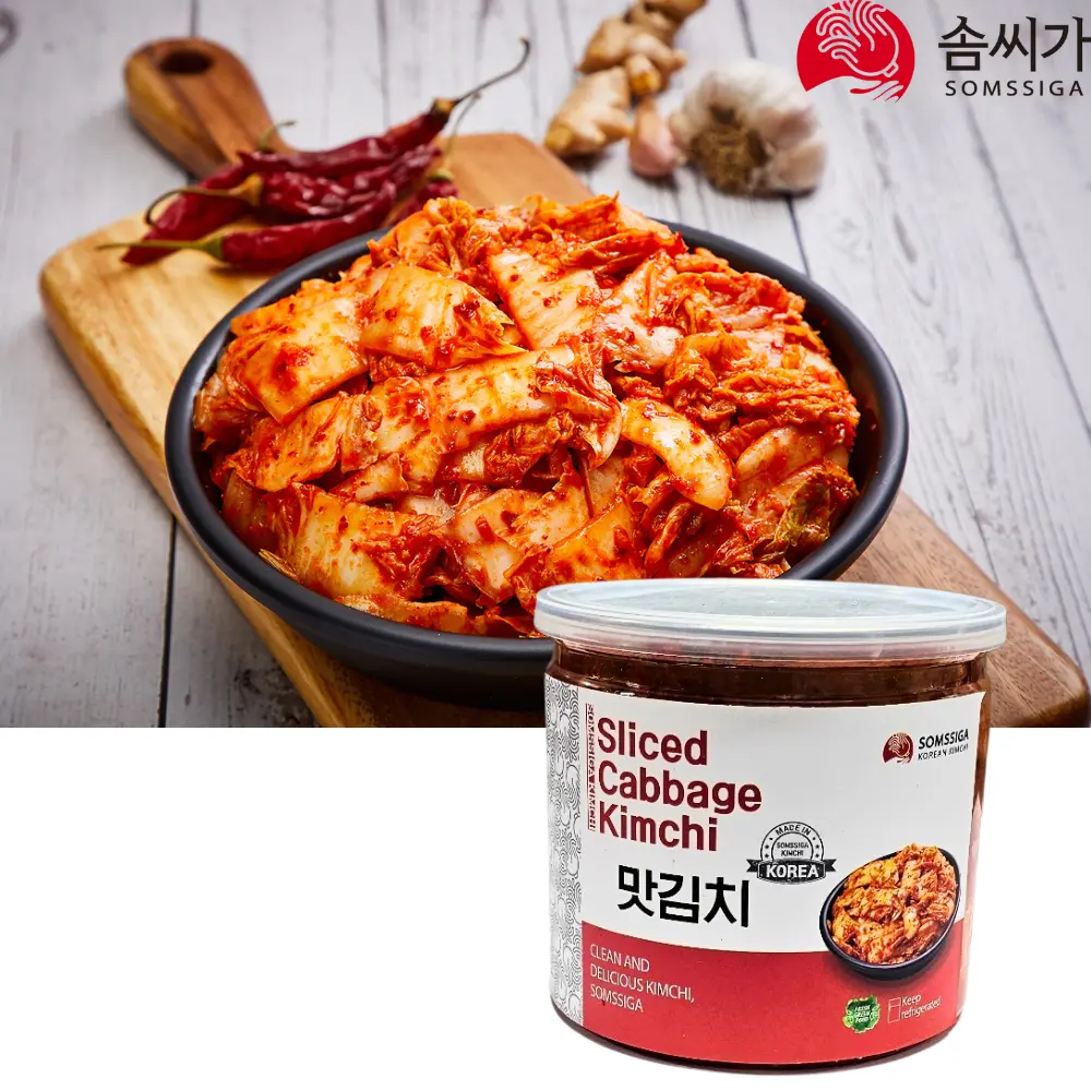 Somssiga Sliced Kimchi [솜씨가 맛김치] 500g*12