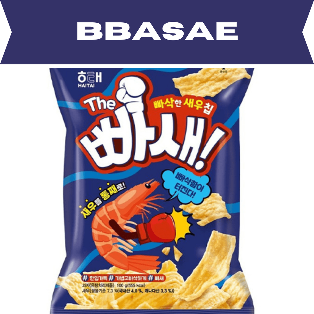 Haitai Bbasae (shrimp snack) [빠새] 55g (16p/CTN)