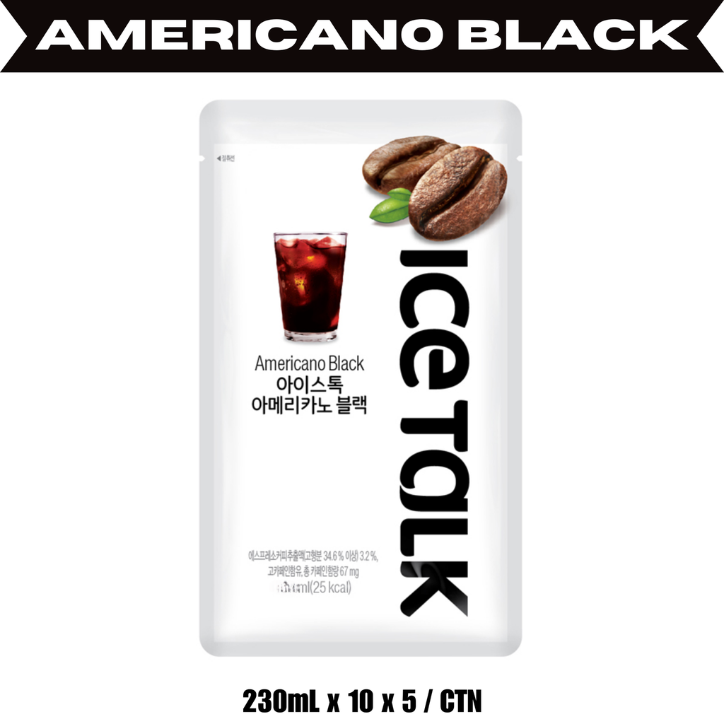 IceTalk Americano Black 230ML (10p/CASE, 5c/CTN)