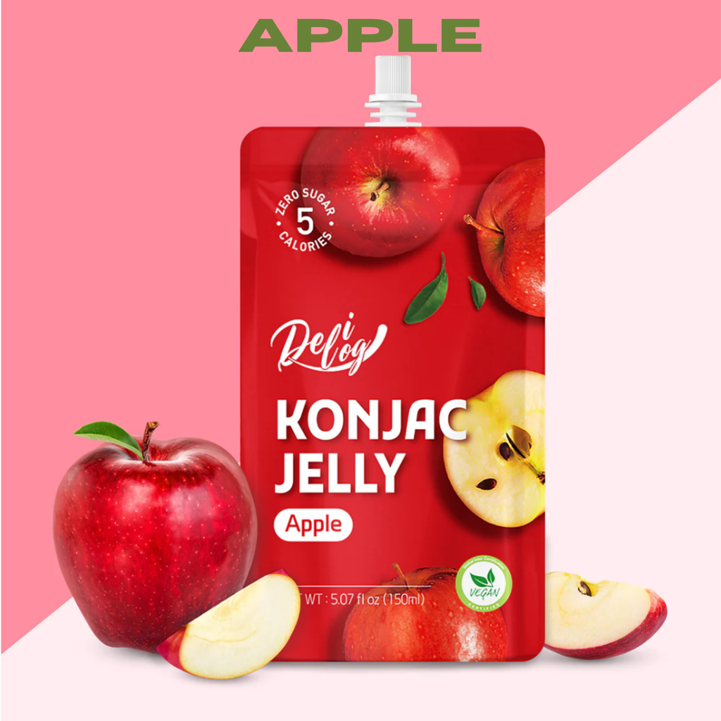 Delilog Konjac Jelly Apple 150mL*10ea (5b/ctn)