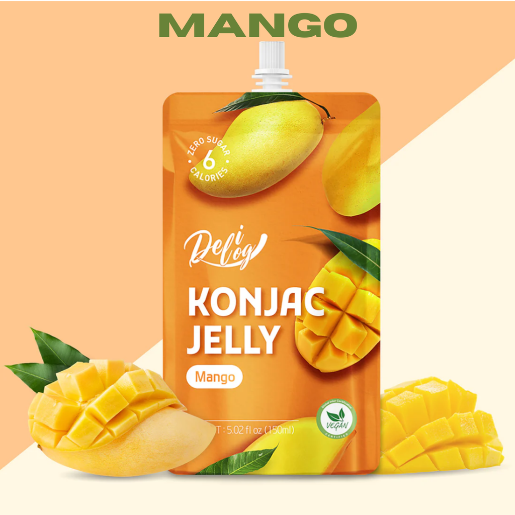 Delilog Konjac Jelly Mango 150mL*10ea (5b/ctn)