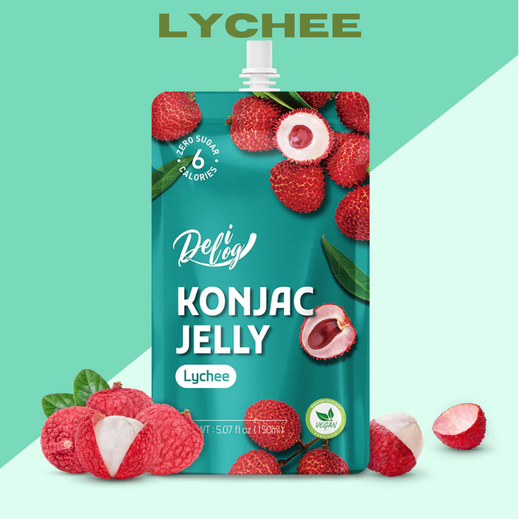 Delilog Konjac Jelly Lychee 150mL*10ea (5b/ctn)