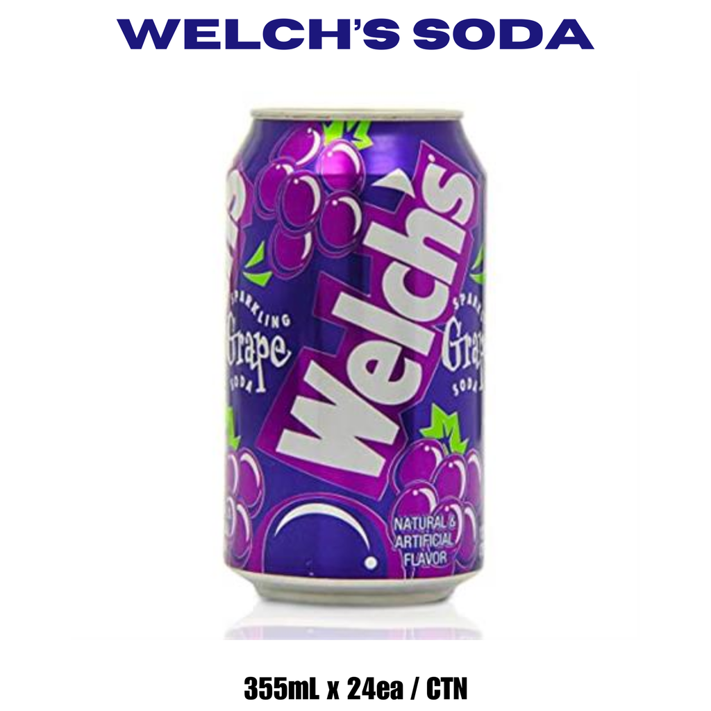 Welch's Soda Grape [웰치스포도] 355mL*24