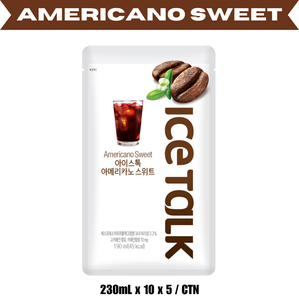 IceTalk Americano Sweet 230ML (10p/CASE, 5c/CTN)