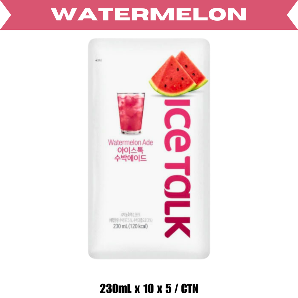 IceTalk Watermelon Ade 230ML (10p/CASE, 5c/CTN)