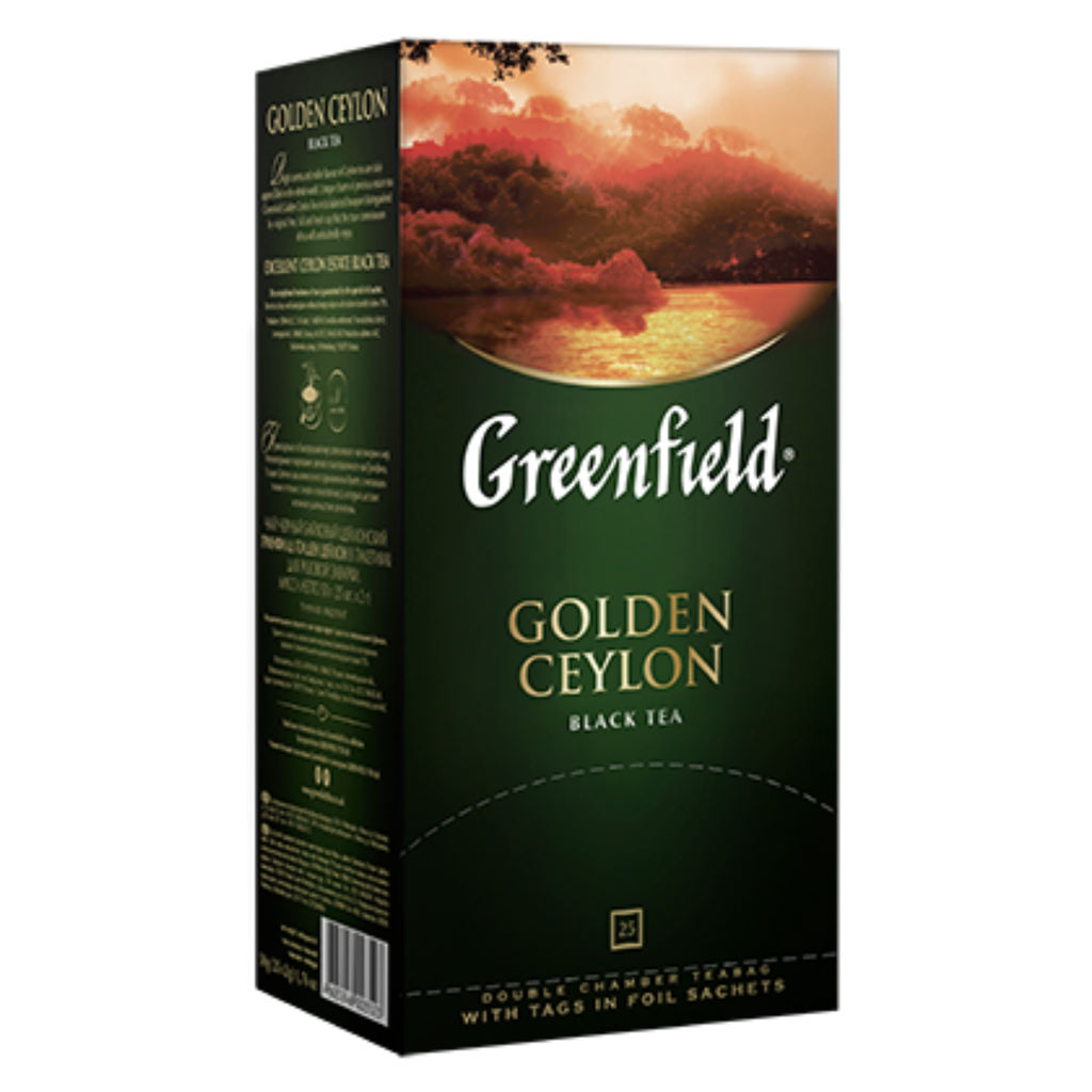 Green Field Golden Ceylon Black Tea 2g x 25T (10box/ctn)