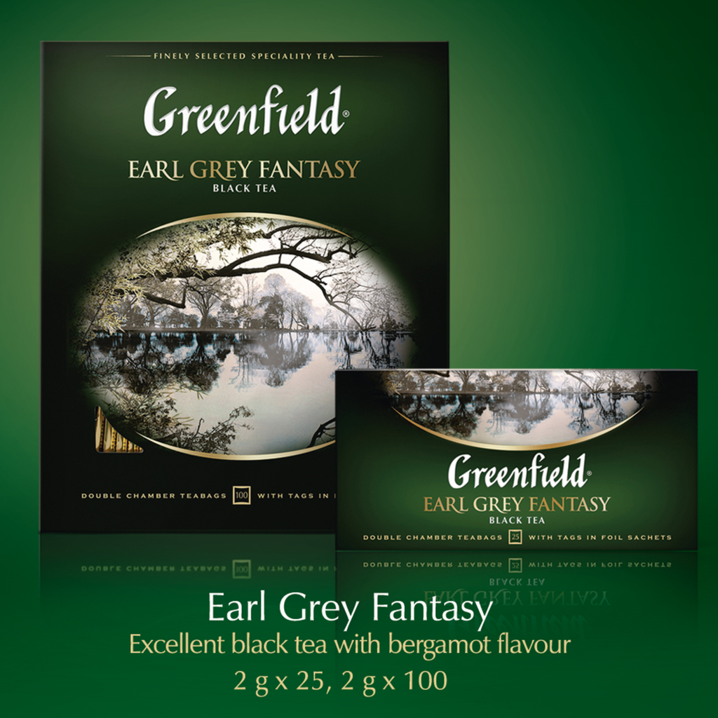 Green Field Earl Grey Fantasy Black Tea 2g x 25T (10box/ctn)