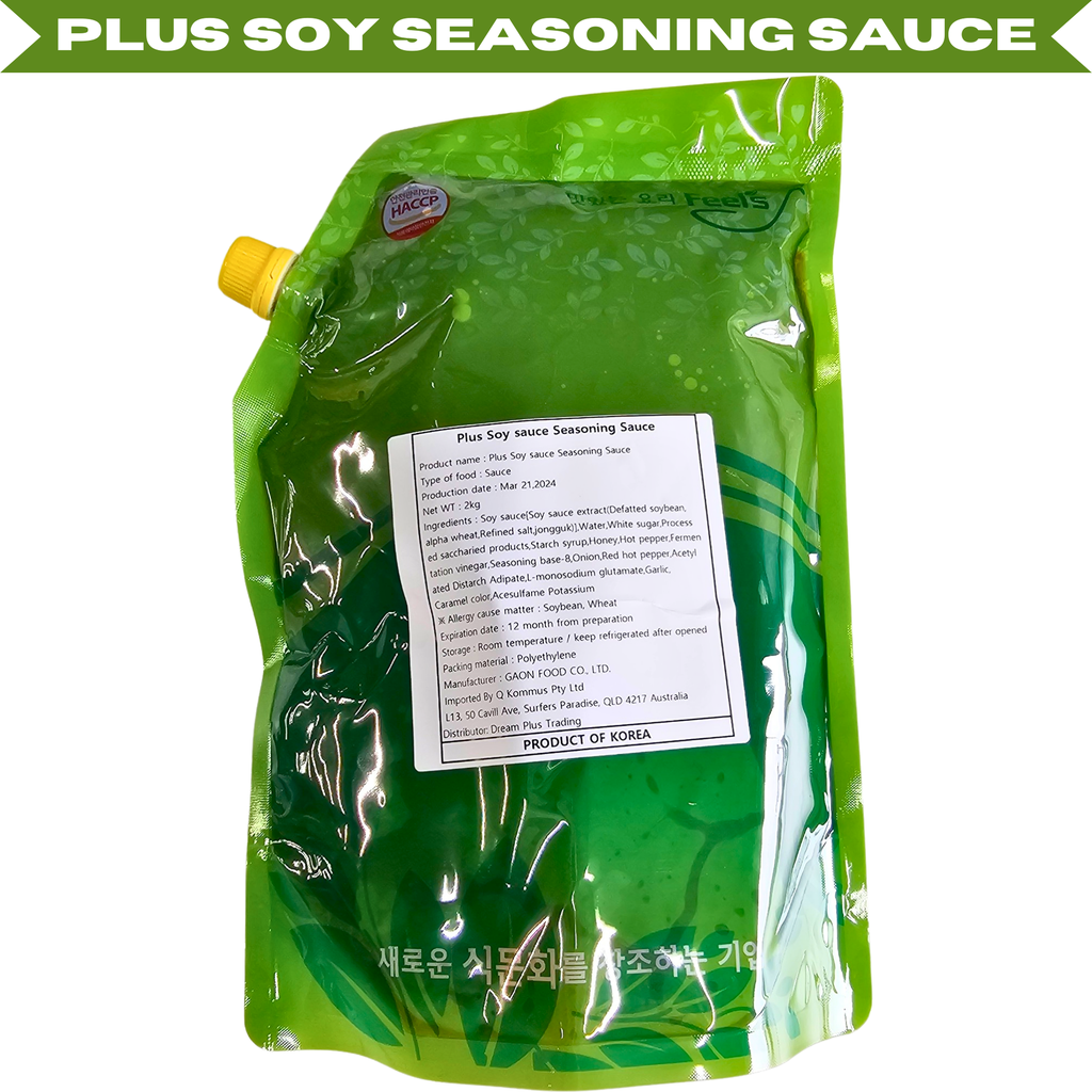 GAON Plus Soy Seasoning Sauce 2kg (6pk/ctn)