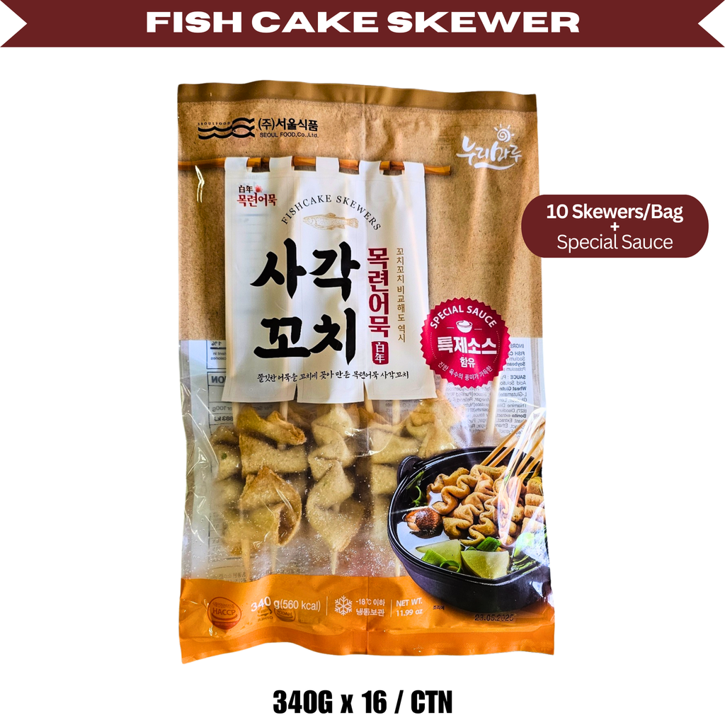 서울식품 목련꼬치어묵 [액상소스 포함] 340g (16p/CTN)