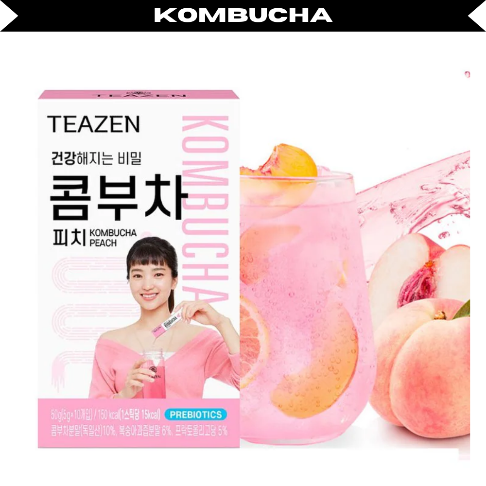 Teazen Kombucha Peach 5g*10 (12pk/ctn)