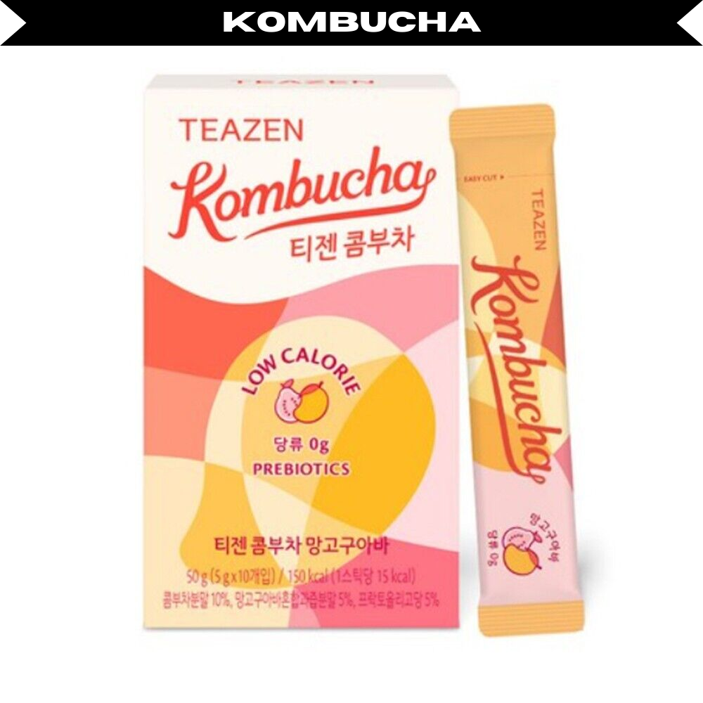 Teazen Kombucha Mango Guava 5g*10 (12pk/ctn)