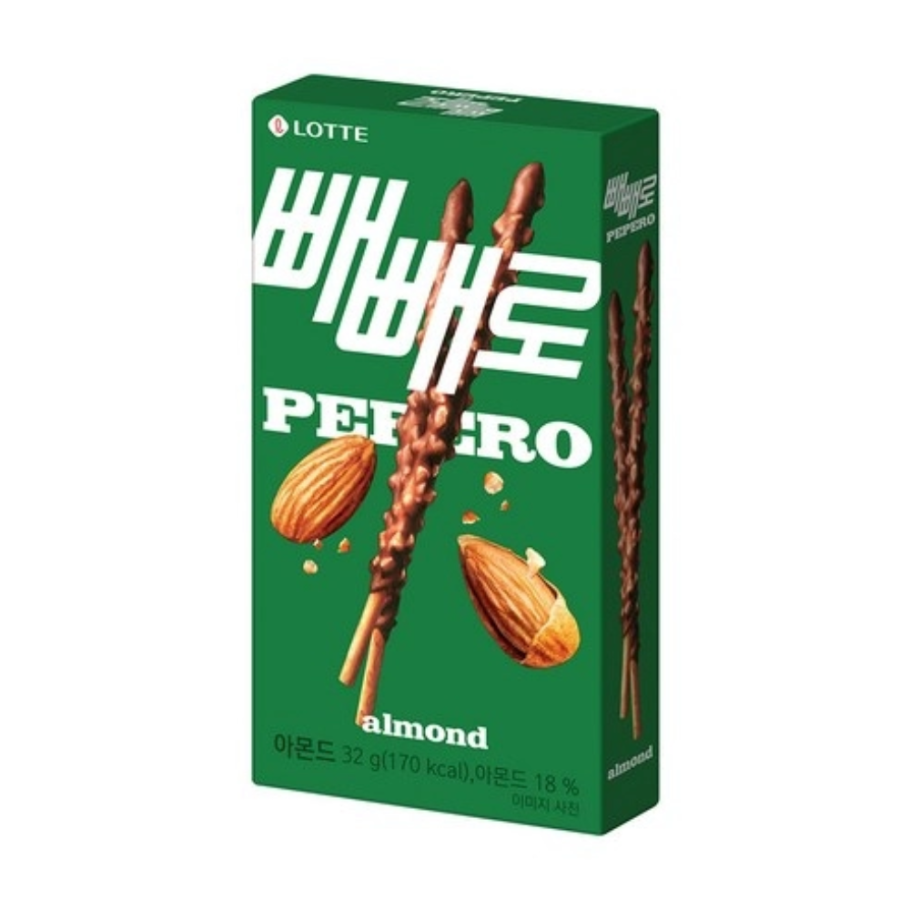 Lotte Pepero Almond 32g (40pk/ctn)