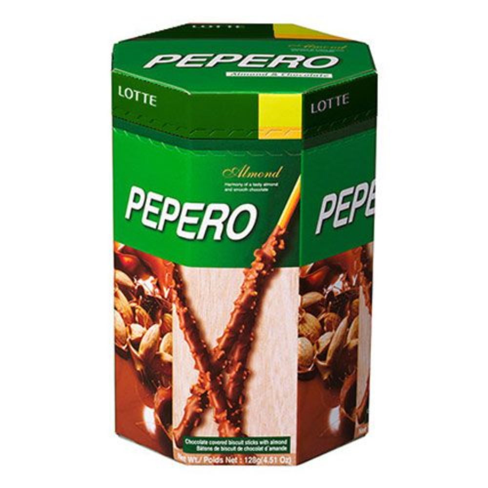 Lotte Pepero Almond 128g (9pk/ctn)