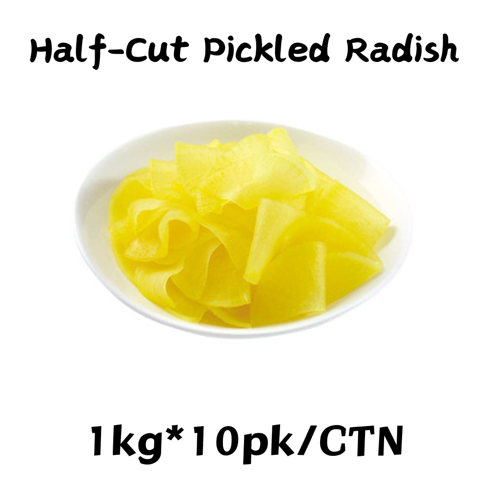 Hansung Pickled Radish [Half-Cut] 1kg (10pk/ctn)