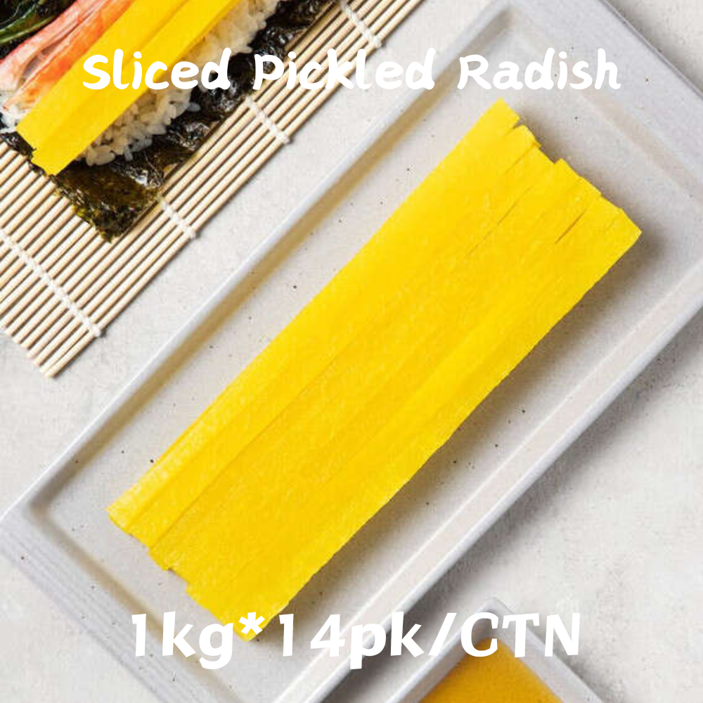 Hansung Pickled Radish LongSliced [김밥용단무지] 1kg (14pk/ctn)
