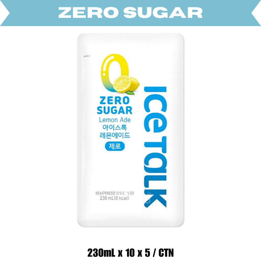 IceTalk Lemonade "ZERO Sugar" 230ML (10p/CASE, 5c/CTN)