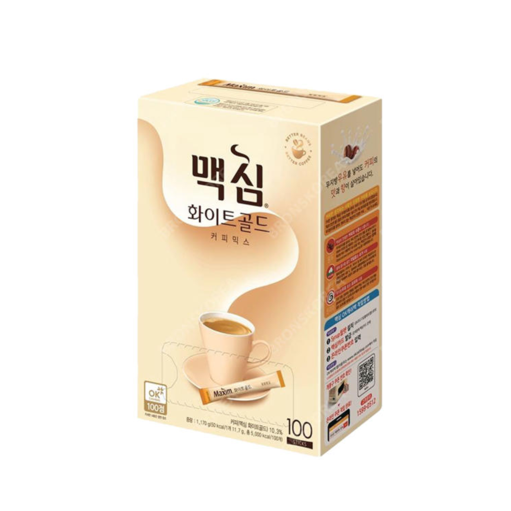 Dongsuh Maxim White Gold Coffee Mix 12g*100 (8c/ctn)