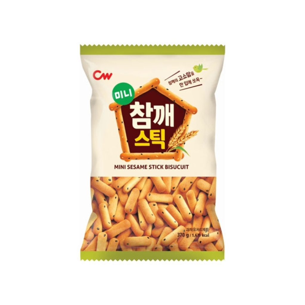 CW Mini Sesame Stick Biscuit [미니참깨스틱] 370g (10pk/ctn)