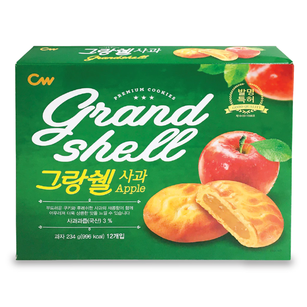 CW Grand Shell Apple Cookie [그랑쉘] 234g (10pk/ctn)