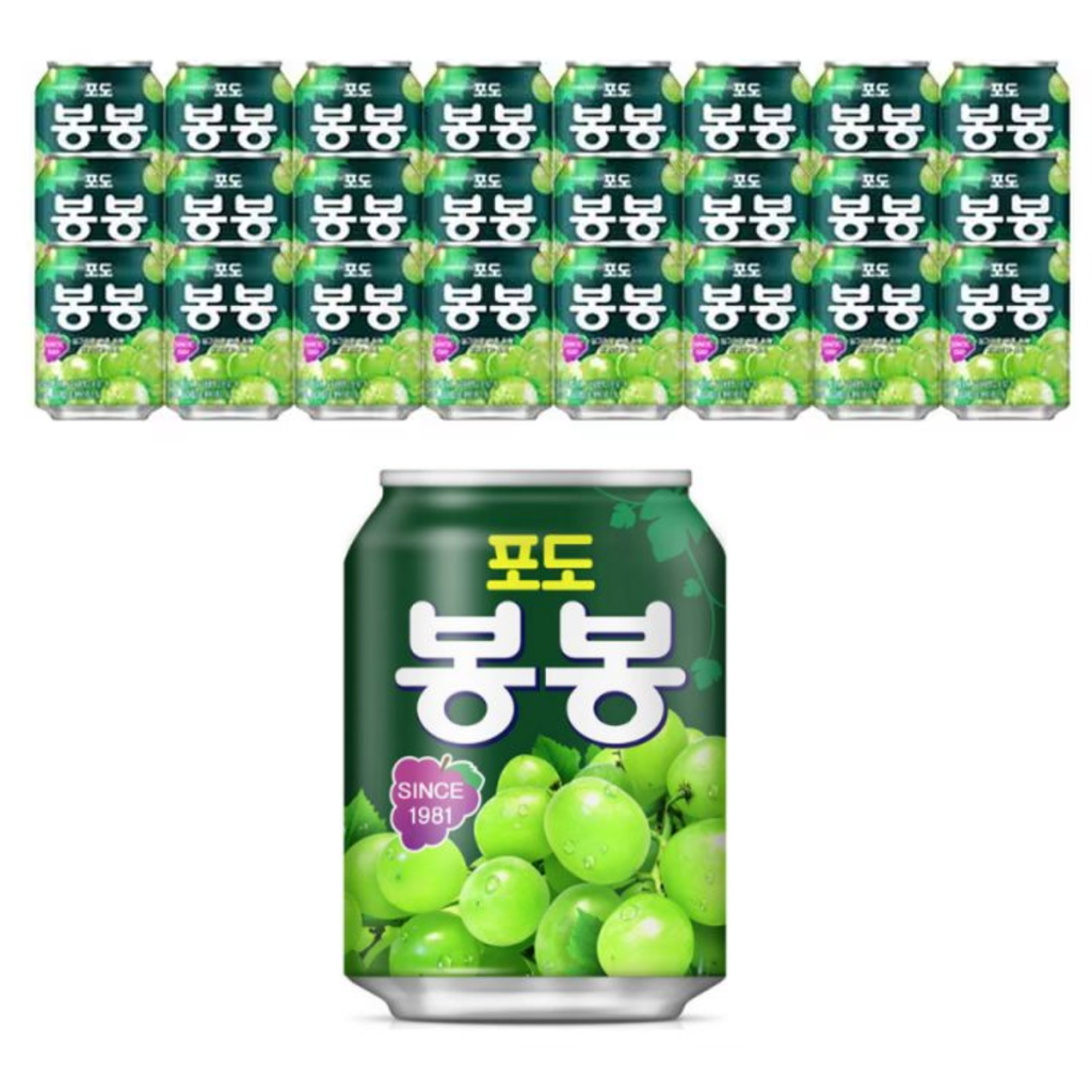 Haitai BongBong Grape [봉봉] 340mL*24