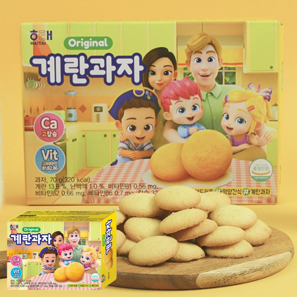 Haitai Egg Snack [계란과자] 70g (20pk/ctn)