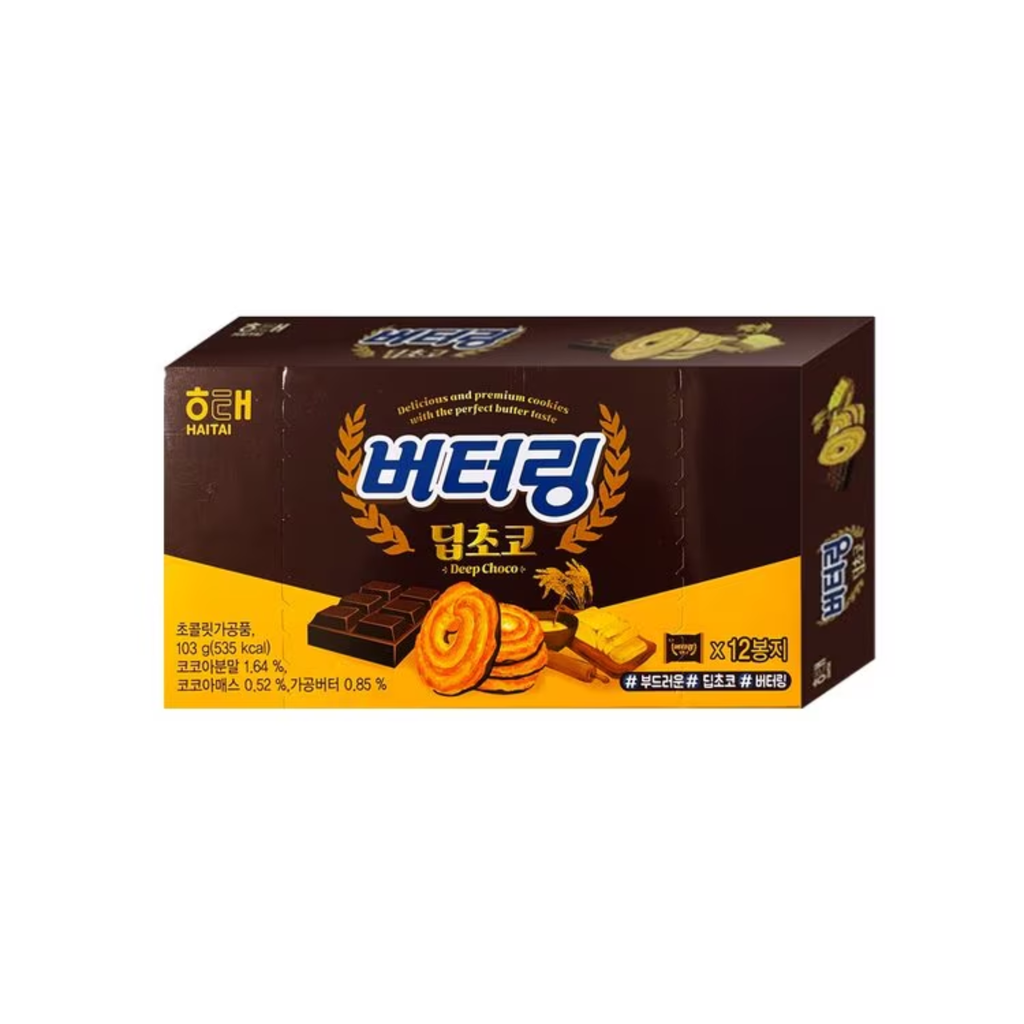 Haitai Butter Ring Deep Choco [버터링딥초코] 103g*14