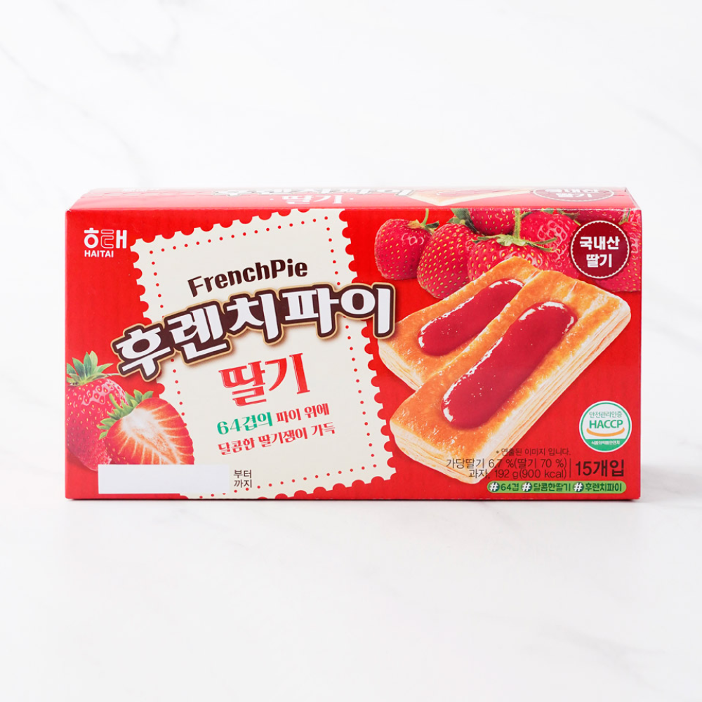 Haitai French Pie Strawberry [후렌치파이딸기]192g*12