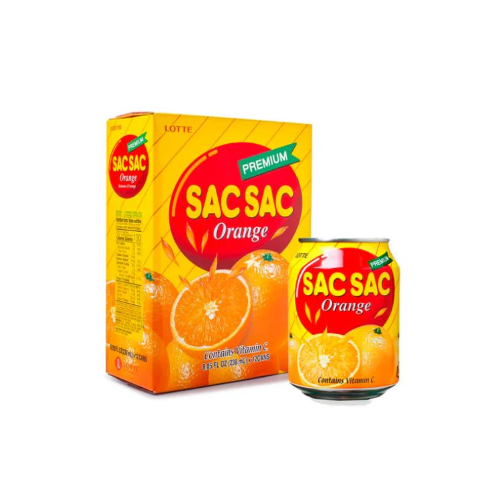 Lotte SacSac Orange Juice 23% [쌕쌕오렌지] 238mL*72