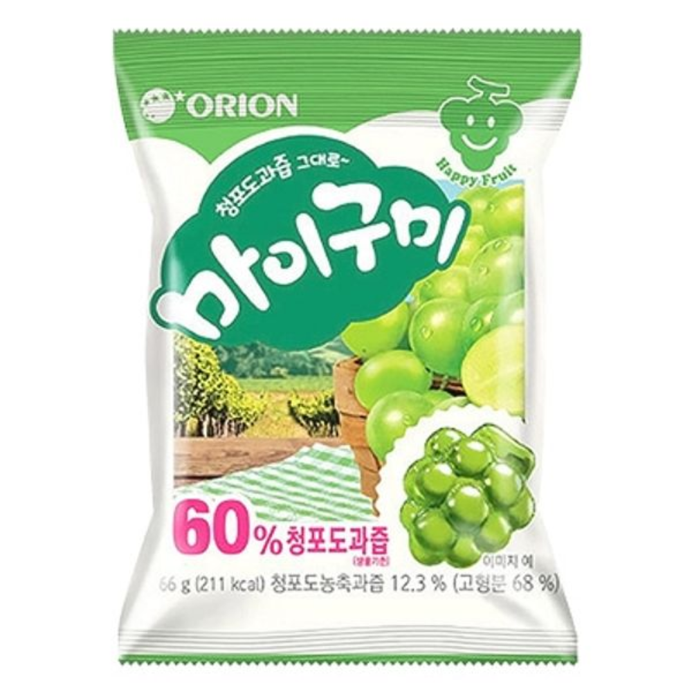 Orion Gummy Green-Grape [마이구미청포도] 66g*40 