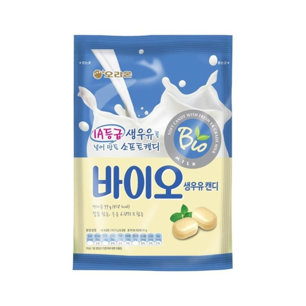 Orion Bio Milk Chewing Candy [바이오생우유캔디] 99g*14