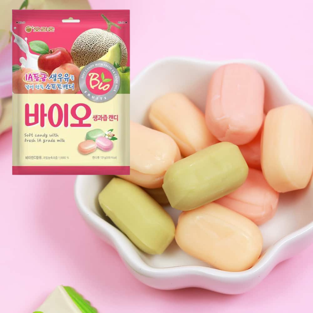 Orion Bio Fruit Chewing Candy [바이오생과즙캔디] 99g*14