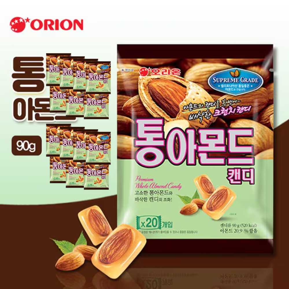 Orion Almond Candy [통아몬드캔디] 90g*14