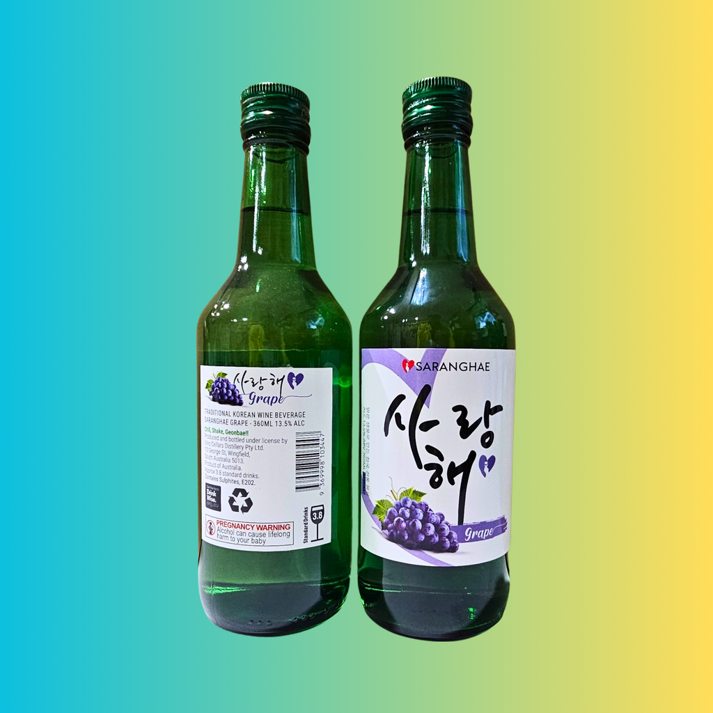 Saranghae Soju Grape [사랑해 소주 포도] 360mL*20