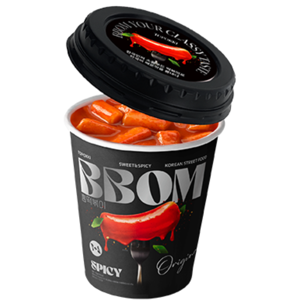 BBOM Topokki Cup Sweet & Spicy [뽐떡볶이컵오리지날] 139g*30